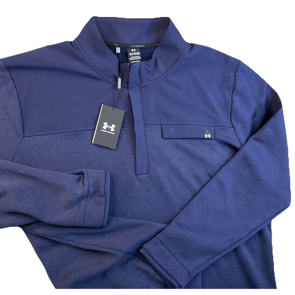 Under Armour Storm Sweater Fleece 1/2 Zip Long Sleeve Sweatshirt Golf Men Sz 2XL